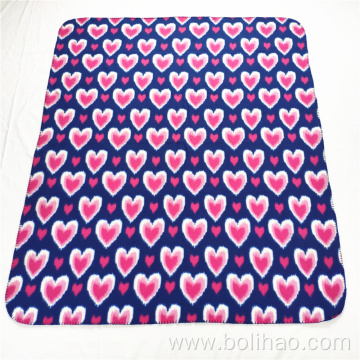 Best Quality Customized Size and Logos Blanket Fleece Blanket Fleece Stock